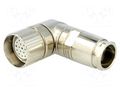 Connector: M23; plug; PIN: 19(3+16); female; soldering; for cable LUMBERG AUTOMATION RKCW190/13.5