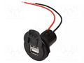 USB power supply; USB A socket x2; Sup.volt: 12÷24VDC; Inom: 5A PRO CAR PROCAR-67321600