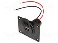 USB power supply; USB A socket; Sup.volt: 12÷24VDC; Inom: 3A PRO CAR PROCAR-67332600
