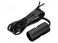 Cigarette lighter socket extension cord; Sup.volt: 12÷24VDC; 8A PRO CAR PROCAR-67887000