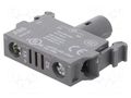 Illuminating unit; 22mm; Illumin: LED; front; 230VAC; white; 8÷15mA ABB MLBL-07W