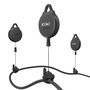 VR Cable Culley System-3 pcs Kiwi Design V2-3 for Meta Quest 2 Black, KiwiDesign V2-3/Black/HJT-154