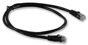 PATCH LEAD, CAT5E, UTP, BLACK, 2M 2961-2BK