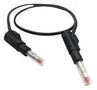 TEST LEAD, BLACK, 600V, 32A, 1M 22.451-1M-0