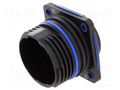 Enclosure for connectors: circular; IP67,IP6K9K; straight; black HARTING 09155030301