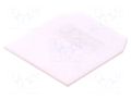 End/partition plate; white; polyamide; 1mm POKÓJ PSU-4-WH
