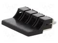 Screw bridge; black; ways: 4 POKÓJ ZKN-2.5-4-BK