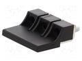 Screw bridge; black; ways: 3 POKÓJ ZKN-4-3-BK