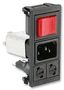 FILTER, INLET, IEC, 6A, DPST BZV03/A0620/06