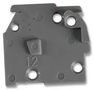 TERMINAL BLOCK END PLATE, GREY 255-100