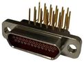 MICRO D-SUB CONN, R/A RCPT, 25POS/SOLDER MP013362