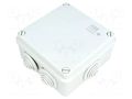 Enclosure: junction box; X: 113mm; Y: 113mm; Z: 57mm; wall mount ABB 1SL0816A00