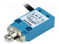 Limit switch; oblong plastic roller Ø12,7mm; NO + NC; 10A; 1m HONEYWELL NGCMA10AX01C