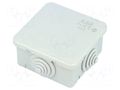 Enclosure: junction box; X: 65mm; Y: 65mm; Z: 32mm; wall mount; IP44 ABB ABB-00808