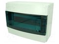 Enclosure: for modular components; IP65; grey; No.of mod: 12 ABB 1SLM006501A1202