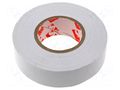 Tape: electrical insulating; W: 19mm; L: 25m; Thk: 0.13mm; white SCAPA SCAPA-2702-19W