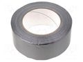 Tape: duct; W: 50mm; L: 50m; Thk: 0.155mm; silver; caoutchouc; 0÷60°C SCAPA SCAPA-3160-50S