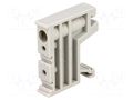 Holder; grey; polyamide; 10mm; TS35 POKÓJ KU-1/35-GY