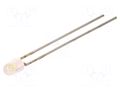 LED; white cold; 3mm; 140÷680mcd; 100°; Front: convex; 2.8÷3.6VDC LITEON LTW-42NDH8J