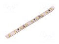 LED tape; white warm; 2835; LED/m: 60; 10mm; 120°; 14.4W/m; 12VDC OPTOFLASH OPWW2835-6012EP