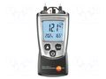 Thermo-hygrometer; LCD; -10÷50°C; 0÷100%RH; Accur: ±0.5°C; IP20 TESTO TESTO606-2