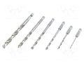 Drill set; for metal; high speed steel; plastic cassette; metal ALPEN-MAYKESTAG ALP.1008061