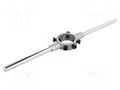 Diestock; cast zinc; 25x9mm; Grip capac: M8 ALPEN-MAYKESTAG ALP.711025091
