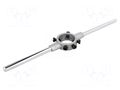 Diestock; cast zinc; 25x9mm; Grip capac: M8 ALPEN-MAYKESTAG ALP.711025091