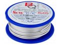 Silver plated copper wires; 1.5mm; 100g; Cu,silver plated; 6m BQ CABLE SCW-1.50/100