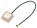 Antenna; GPS; 0dBi; RHCP; for building in; 50Ω; 15x15x6.5mm SR PASSIVES GPS-ANT045