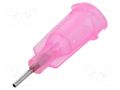 Needle: steel; 0.25"; Size: 20; straight; 0.6mm; one-time use FISNAR FIS-20-1/4-ES