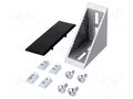 Angle bracket; for profiles; Width of the groove: 8mm; Size: 40mm FATH FA-093W802N08S02