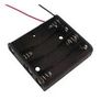 BATTERY HOLDER, LEADED, 4 AAA 2482