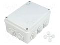 Enclosure: junction box; X: 108mm; Y: 151mm; Z: 66mm; wall mount ABB ABB-00822