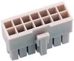 CONNECTOR HOUSING, RCPT, 18POS 39-01-2185