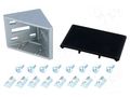 Angle bracket; for profiles; Width of the groove: 6mm; Size: 60mm FATH FA-093W601S01
