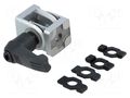 Hinge; for profiles; Width of the groove: 5mm; with lever FATH FA-093GAF20AN