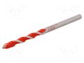 Drill bit; Ø: 6mm; 15/64"; L: 100mm; steel; tungsten carbide ALPEN-MAYKESTAG ALP.172006001
