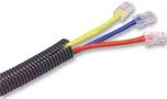 SPLIT LOOM TUBING, BLACK, 15.2M 1438