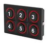 IN-CABIN KEYPAD, 6 KEY, 12V, 80 X 53 MM K09-01.000001