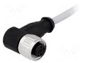 Connector: M12; plug; female; PIN: 4; angled 90°; cables; 1.5m HARTING 21348700484015