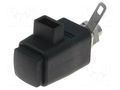 Laboratory clamp; black; 300VDC; 16A; screw,spring clamp; nickel SCHÜTZINGER SDK801-SW