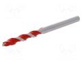 Drill bit; Ø: 7mm; 9/32"; L: 100mm; steel; tungsten carbide ALPEN-MAYKESTAG ALP.172007001