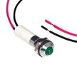 LED PANEL INDICATOR, GREEN, 8MM, 24VDC 19040351WEC