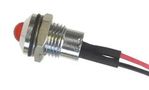 LED PANEL INDICATOR, RED, 8MM, 12V 19040203WE