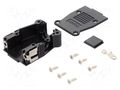 Enclosure for connectors: D-Sub; D-Sub 9pin,D-Sub HD 15pin CONEC 16-001810