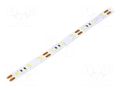 LED tape; white neutral; 2835; LED/m: 60; 10mm; white PCB; 120° OPTOFLASH OPNW2835-6012S