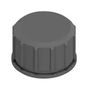 PROTECTIVE CAP, PLUG CONN, M12, BLACK 43-16213