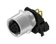 SENSOR CONN, M12, R/A RCPT, 8POS, PANEL 43-02639