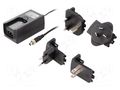 Power supply: switching; mains,plug-in; 5VDC; 3A; 15W; 64x41x30mm BRAINBOXES PW-500